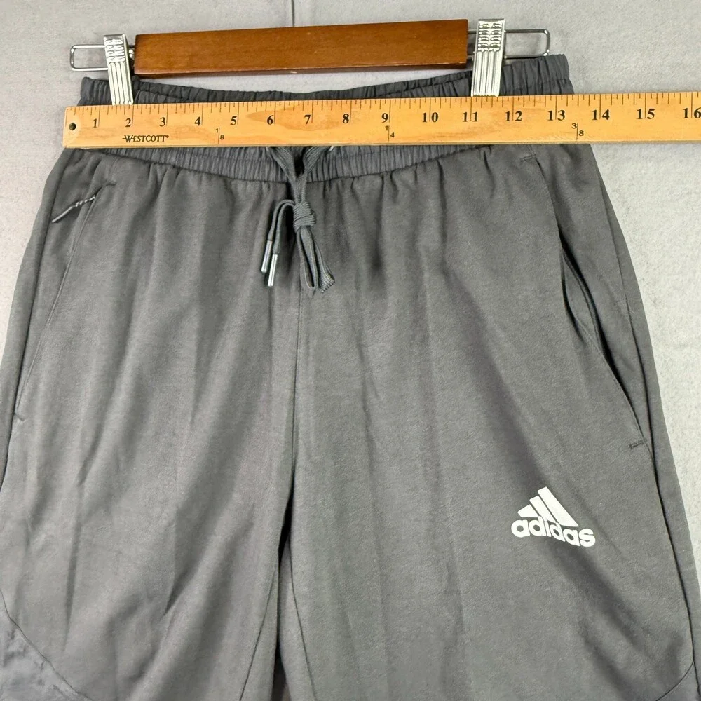 Adidas GG Fresh Athletic Shorts Mens Small Gray Cotton Blend NWT Drawstring